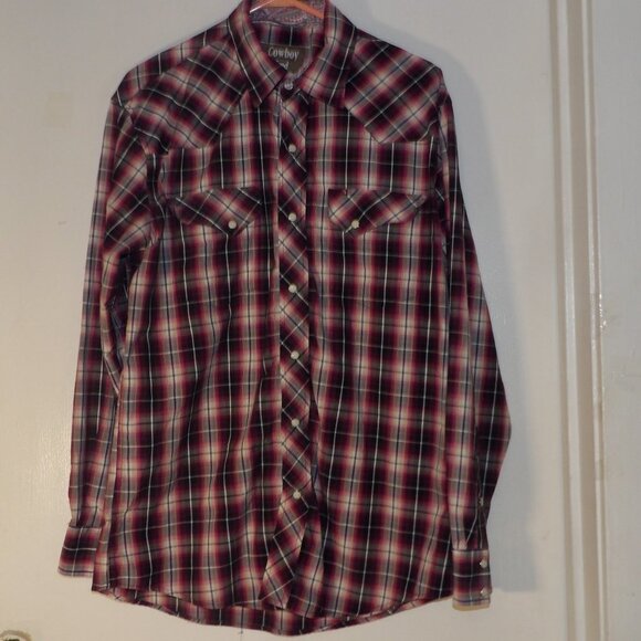 cowboy legend Other - Cowboy Legend Pearl Snap Western Shirt Sz L